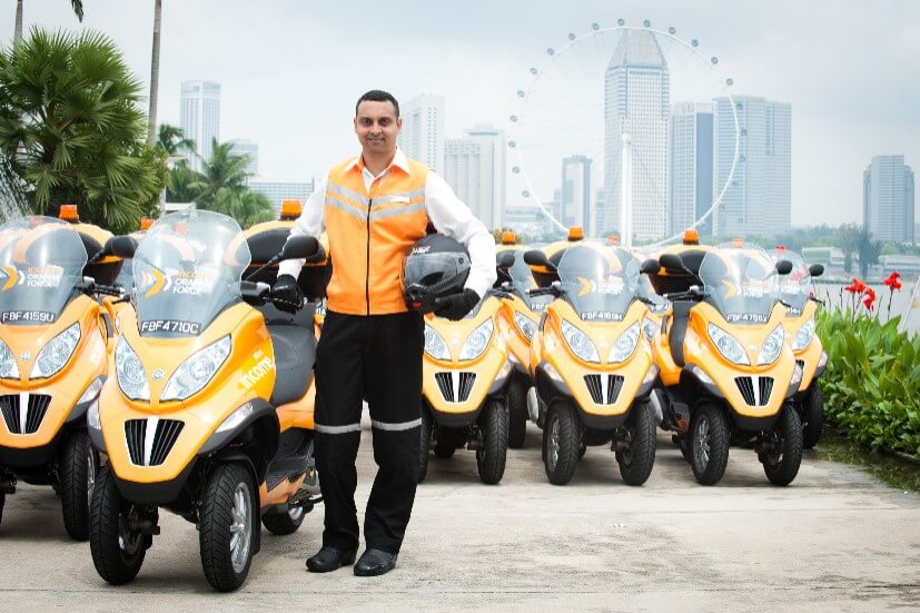 Orange Force is an accident response team, available 24/7 to Income's Drivo Car Insurance policyholders.