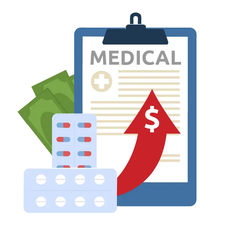 PA Plans - Icon - rising costs