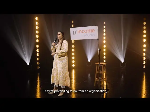 Impersonation scam video