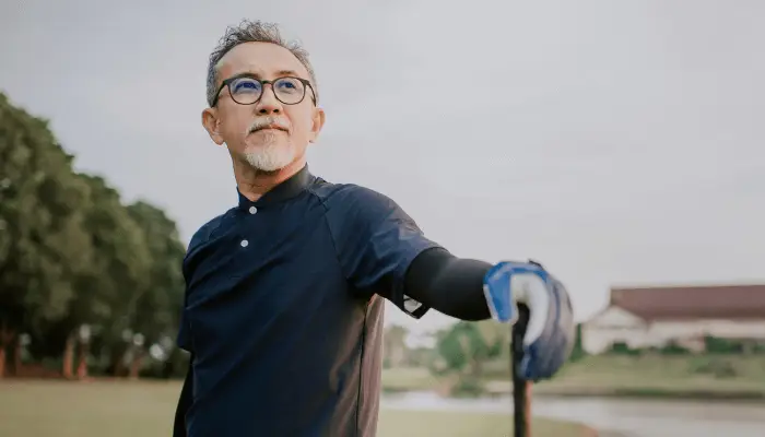 Man and father looking at laptop for retirement planning​