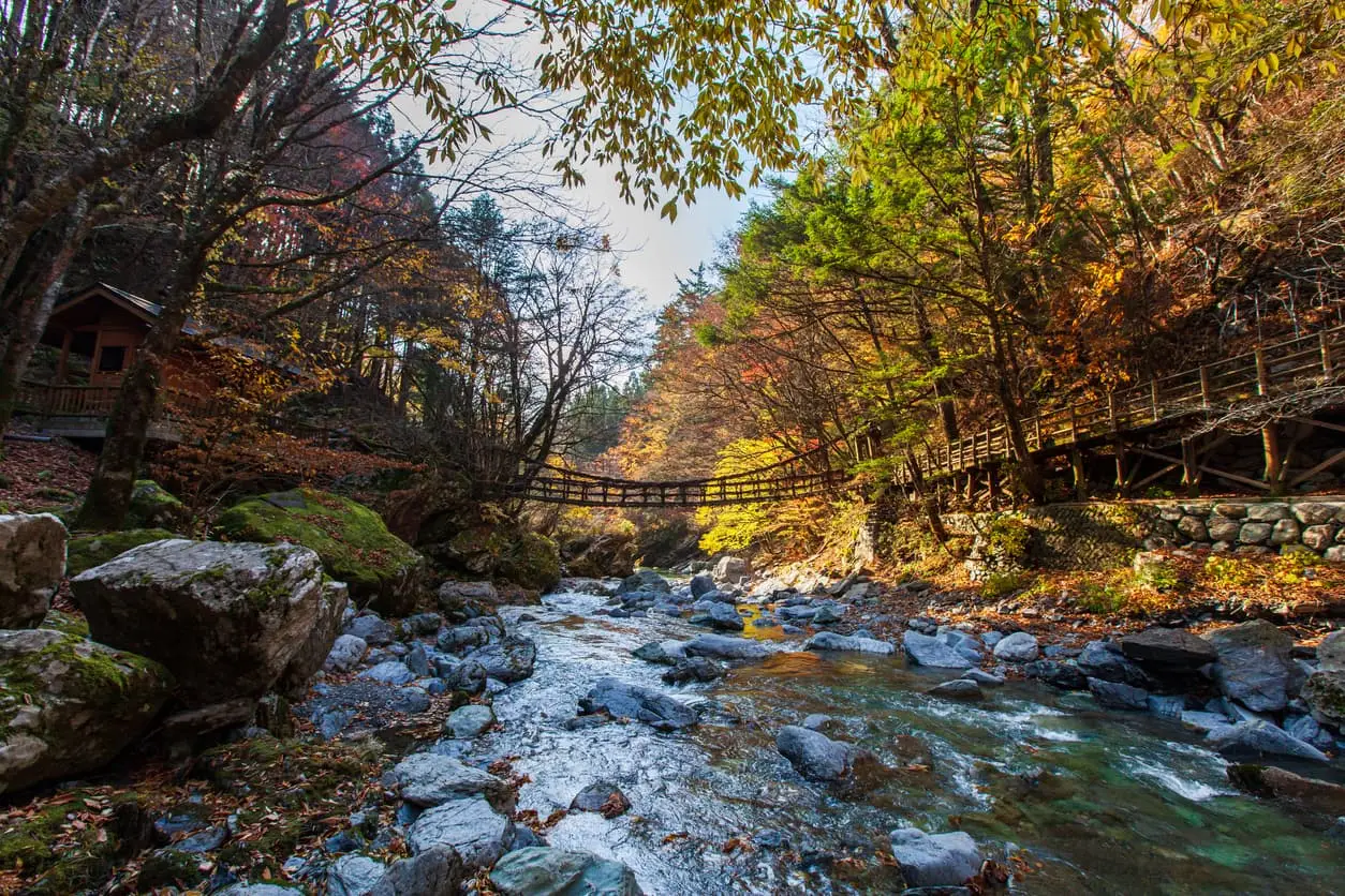 Iya valley in Japan