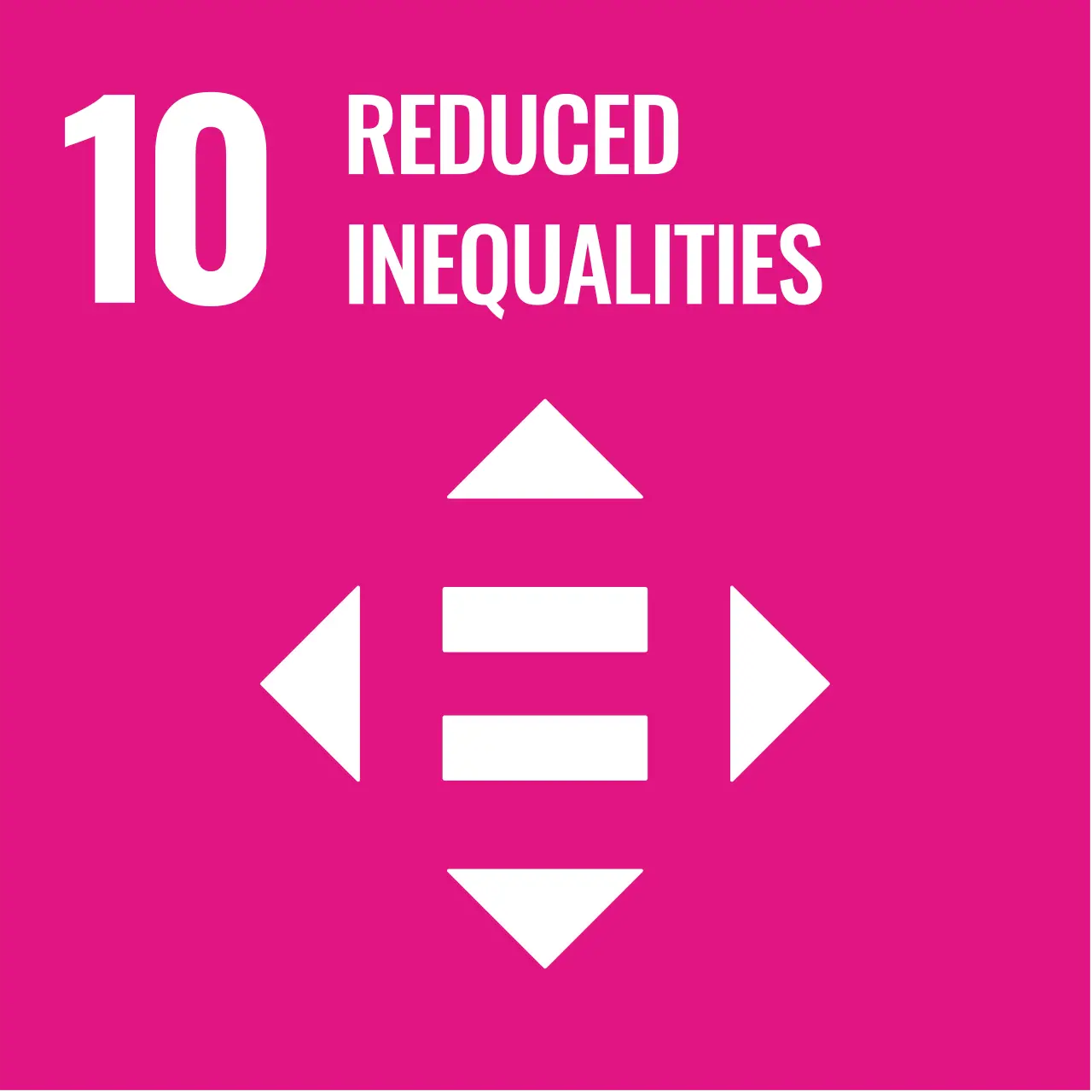 SDG 10 - reduced inequalities 