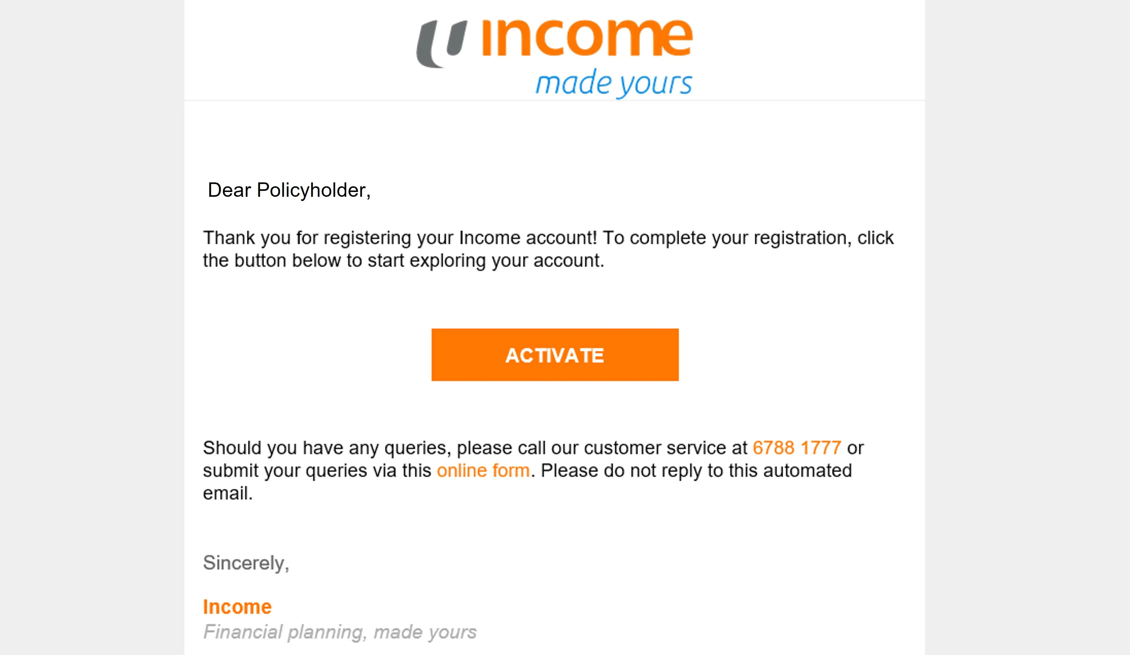 My Income App - Account Creation Step 4