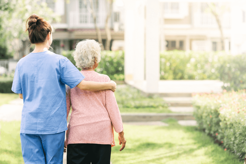 Private nursing options are also available for elderly care in Singapore. 