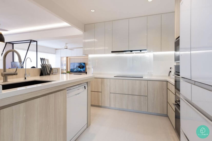 Renovating kitchen of HDB resale flat