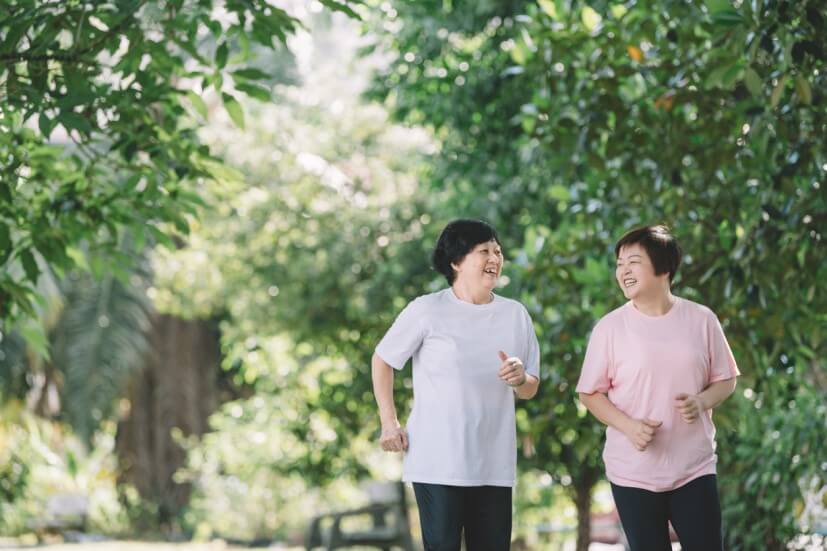 Two women exercising to improve metabolism