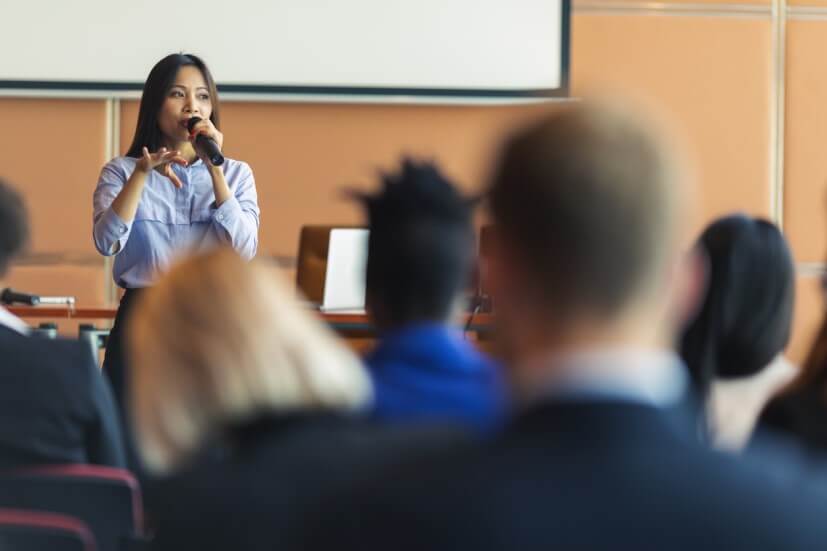 Public speaking and presentation skills