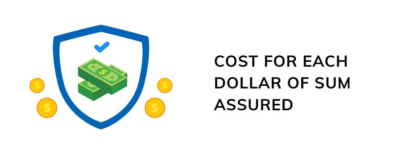 Term life insurance tends to cost less for each dollar of sum assured, whereas w hole life insurance policies tend to cost more.